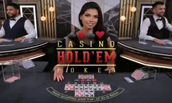 Casino Hold'em live table by Evolution